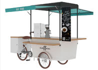 電気/ペダルのコーヒー バイクのカートの容易なクリーニング304のステンレス鋼の仕事台