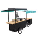 古典的なスクーターの食糧トレーラー、ハンバーガーの販売のための貨物スクーターの食糧カート