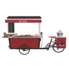 350W屋外の移動式食糧三輪車Bbqの販売のカート