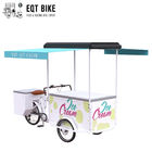 ディスク ブレーキのアイス クリームの自転車のカート18KM/Hのアイス クリームの販売の三輪車