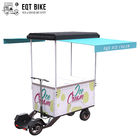 ディスク ブレーキのアイス クリームの自転車のカート18KM/Hのアイス クリームの販売の三輪車