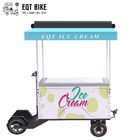 EQTの商業アイス クリームのカートの冷たい飲み物を販売するための電気貨物バイクのスクーターのフリーザーの三輪車