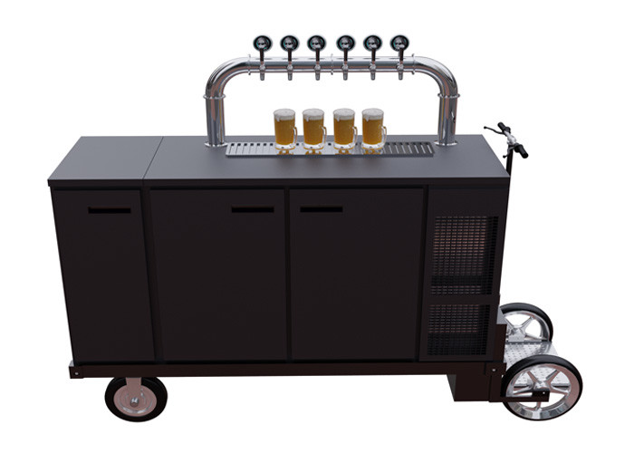 強い負荷軸受け容量の空気によって冷却されるビール飲料の販売のカート