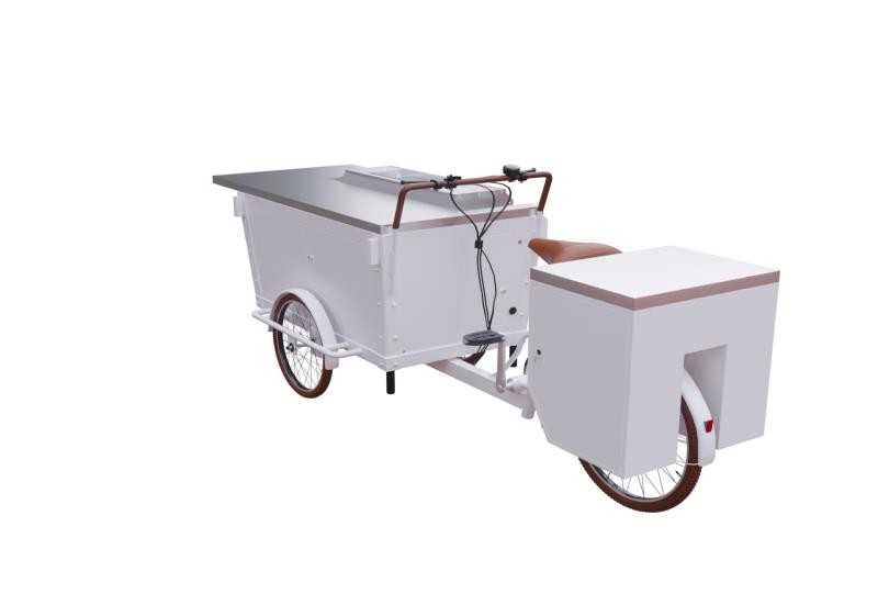 統合された三輪車箱構造Bbqの販売のカート